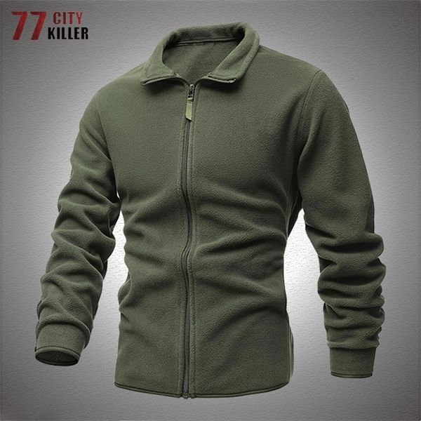 military reversible fleece jackets men stand collar tactical windproof bomber coats male solid color zipper army combat jackets x0621, Black;brown
military reversible fleece jackets men stand collar tactical windproof bomber coats male solid color zipper army combat jackets x0621, Black;brown