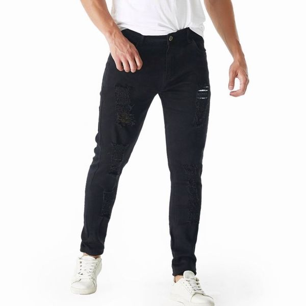 ripped jeansretro cut 2021men's stretch tapered casual straight gerafeld denim broek black skinny for men, Blue
ripped jeansretro cut 2021men's stretch tapered casual straight gerafeld denim broek black skinny for men, Blue