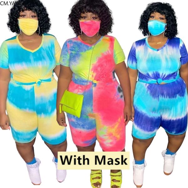 active wear tie dye print plus size xl-5xl womens set t-shirt shorts pants suit trasuit two piece set outfitby air, White
active wear tie dye print plus size xl-5xl womens set t-shirt shorts pants suit trasuit two piece set outfitby air, White