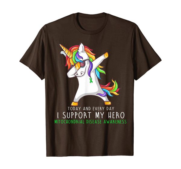 every day i support my hero mitochondrial disease awareness, White;black 
every day i support my hero mitochondrial disease awareness, White;black