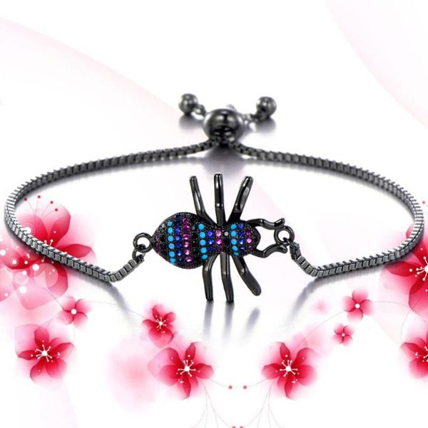small diamond-studded spider bracelet charm creative novelty wrap jewelry (black) bracelets, Golden;silver
small diamond-studded spider bracelet charm creative novelty wrap jewelry (black) bracelets, Golden;silver