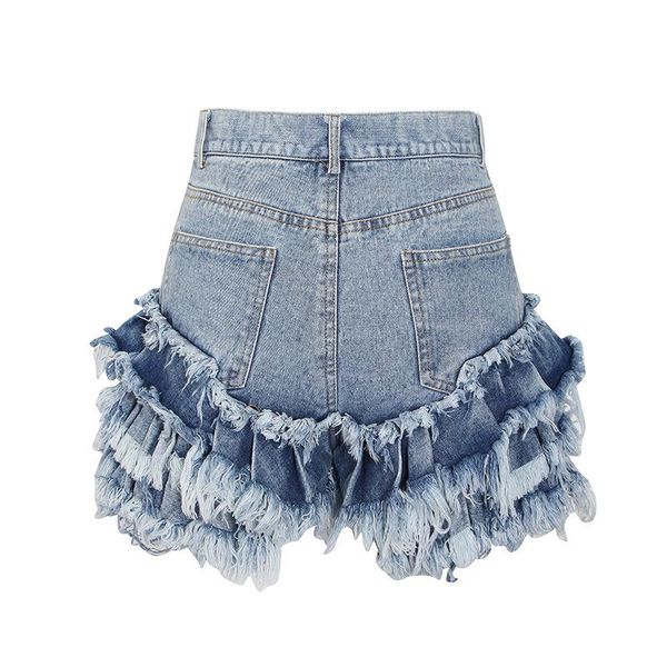 women's shorts 2021 summer casual patchwork ruffles blue for women high waist pockets all-match asmmetrical slim short pant female, White;black
women's shorts 2021 summer casual patchwork ruffles blue for women high waist pockets all-match asmmetrical slim short pant female, White;black