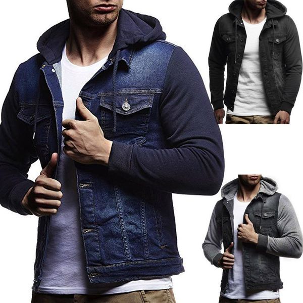men's jackets man's and coats winter brand hooded vintage distressed demin jacket coat outwear jean men denim, Black;brown
men's jackets man's and coats winter brand hooded vintage distressed demin jacket coat outwear jean men denim, Black;brown