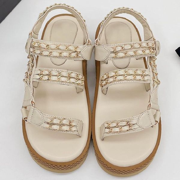 sandals chain woman shoes dad summer buckle flat casual 2021 sandalias mujer fashion women, Black
sandals chain woman shoes dad summer buckle flat casual 2021 sandalias mujer fashion women, Black