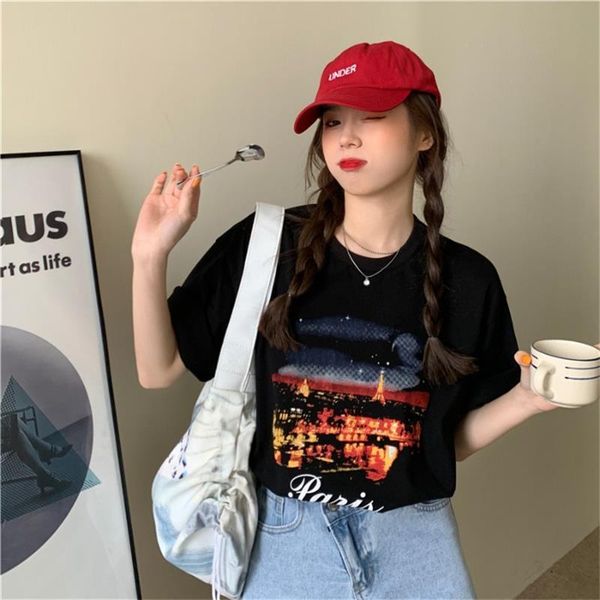 women's t-shirt t-shirts japanese kawaii ladies ulzzang retro bf loose lazy tshirt female korean harajuku clothes for women, White
women's t-shirt t-shirts japanese kawaii ladies ulzzang retro bf loose lazy tshirt female korean harajuku clothes for women, White