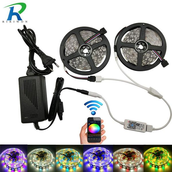 5m/roll 10m led strip light dc12v rgbw rgbww holiday decoration wifi controller string ribbon no-waterproof set strips
5m/roll 10m led strip light dc12v rgbw rgbww holiday decoration wifi controller string ribbon no-waterproof set strips