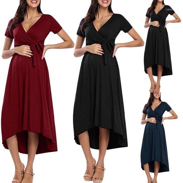 summer cool fashion maternity dress big belly women large size v-neck short-sleeved belt pregnant women1, White
summer cool fashion maternity dress big belly women large size v-neck short-sleeved belt pregnant women1, White