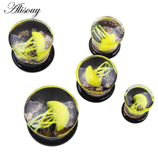 1pc jellyfish sea animal hq glass ear plug gauges earring ear expander flesh tunnel stretcher body piercing jewelry, Silver
1pc jellyfish sea animal hq glass ear plug gauges earring ear expander flesh tunnel stretcher body piercing jewelry, Silver