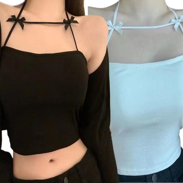 women's tanks & camis women halter backless camisole crop sweet double bowknot bandeau bralette solid color basic slim vest underwe, White
women's tanks & camis women halter backless camisole crop sweet double bowknot bandeau bralette solid color basic slim vest underwe, White