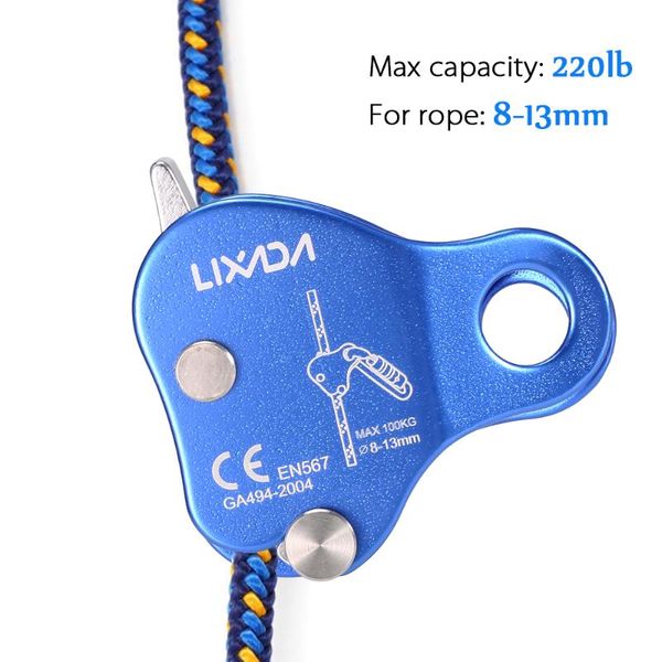 cords, slings and webbing lixada 220lb climbing protective ascender belay device rope grip outdoor rigging for 8-13mm
cords, slings and webbing lixada 220lb climbing protective ascender belay device rope grip outdoor rigging for 8-13mm