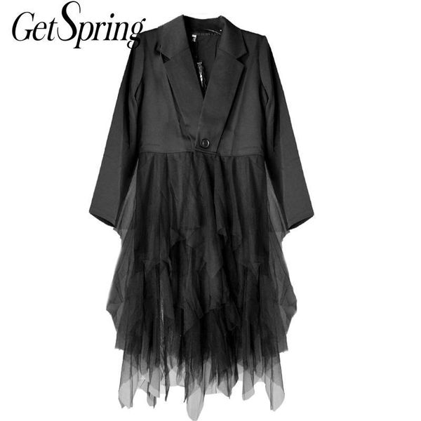 casual dresses getspring women dress mesh patchwork irregular blazer black white plus size asymmetry autumn 2021 fashion, Black;gray
casual dresses getspring women dress mesh patchwork irregular blazer black white plus size asymmetry autumn 2021 fashion, Black;gray