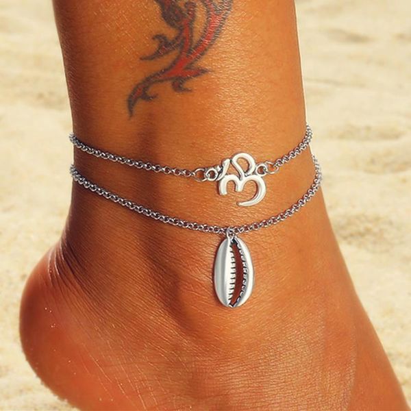 anklets vintage ankle chain om rune pendant anklet summer beach shell foot jewelry boho bracelet for women leg, Red;blue
anklets vintage ankle chain om rune pendant anklet summer beach shell foot jewelry boho bracelet for women leg, Red;blue