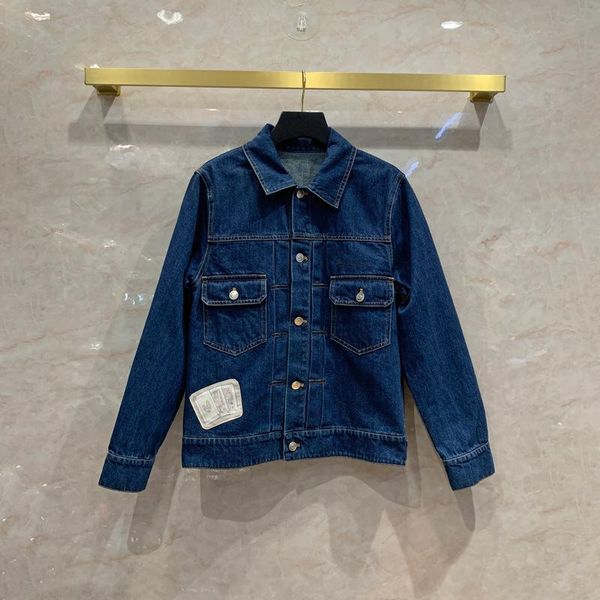 women's jackets poker embroidery denim coat for women 3d cut lapel blue coats double pocket slim lady, Black;brown
women's jackets poker embroidery denim coat for women 3d cut lapel blue coats double pocket slim lady, Black;brown