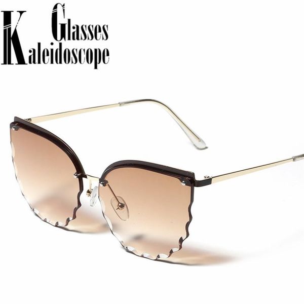 rimless sunglasses women 2021 fashion half wave cat eye sun glasses ladies vintage metal frameless gradient brown eyewear uv400, White;black
rimless sunglasses women 2021 fashion half wave cat eye sun glasses ladies vintage metal frameless gradient brown eyewear uv400, White;black