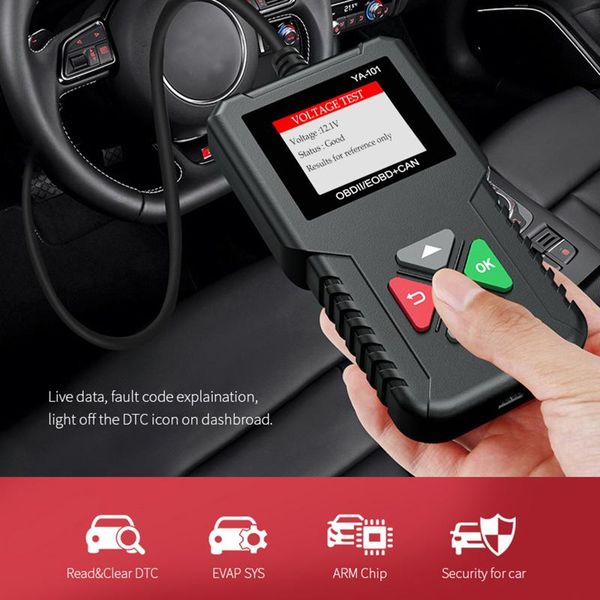 code readers & scan tools obdii scanner car reader diagnostic tool for check engine light smog easy auto vehicle on-board
code readers & scan tools obdii scanner car reader diagnostic tool for check engine light smog easy auto vehicle on-board