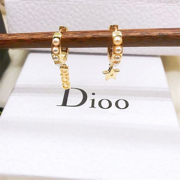 designer jewelry pearl letter star accessories fashion 925 silver needle earrings rj75, Golden
designer jewelry pearl letter star accessories fashion 925 silver needle earrings rj75, Golden