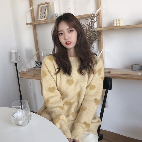 women's sweaters knitted sweet style loose pullovers autumn winter fashion brand sweater women ulzzang korean clothes o-neck oversize, White;black
women's sweaters knitted sweet style loose pullovers autumn winter fashion brand sweater women ulzzang korean clothes o-neck oversize, White;black