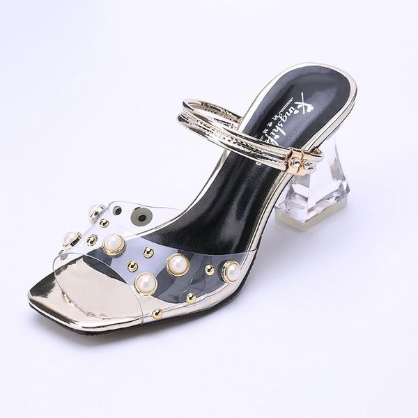 dress shoes women's 2021 summer clear block pearl inlay square peep toe chunky high heel slip on sandals mules slippers elegant crystal, Black
dress shoes women's 2021 summer clear block pearl inlay square peep toe chunky high heel slip on sandals mules slippers elegant crystal, Black