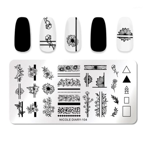 diary christmas snowflake series nail stamping plates flowers image printing geometric stencil art stamp tool1, White
diary christmas snowflake series nail stamping plates flowers image printing geometric stencil art stamp tool1, White
