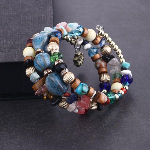 charm bracelets 3pcs/lot natural stone charms for women ladies multilayer crystal wooden abs beaded bracelet bohemian jewelry gifts, Golden;silver
charm bracelets 3pcs/lot natural stone charms for women ladies multilayer crystal wooden abs beaded bracelet bohemian jewelry gifts, Golden;silver