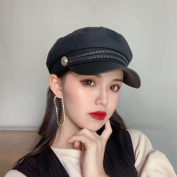 berets for women's spring summer sun hat net red beret female navy fashionable casual octagonal retro hats girls peaked cap, Blue;gray
berets for women's spring summer sun hat net red beret female navy fashionable casual octagonal retro hats girls peaked cap, Blue;gray