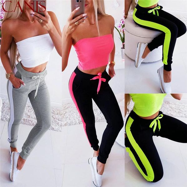 fashion women pants high waist sport pants print casual fitness gym skinny stretch trousers streetwear, Black;white
fashion women pants high waist sport pants print casual fitness gym skinny stretch trousers streetwear, Black;white