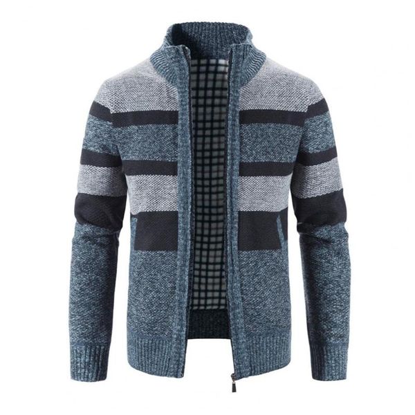 men's sweaters sweater zipper closure long sleeve patchwork coat autumn winter pockets stand collar male knitwear, White;black
men's sweaters sweater zipper closure long sleeve patchwork coat autumn winter pockets stand collar male knitwear, White;black