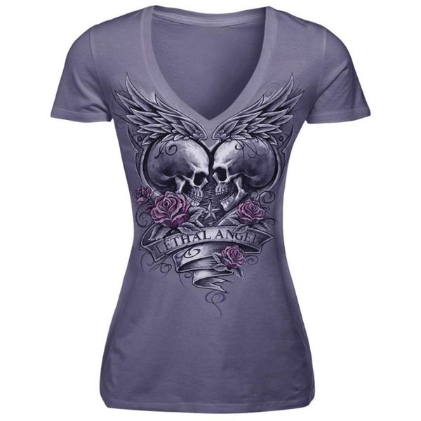 women's t-shirt fashion short sleeves style summer t shirt casual skull cotton autumn winter bottoming tee v-neck ladies clothings, White
women's t-shirt fashion short sleeves style summer t shirt casual skull cotton autumn winter bottoming tee v-neck ladies clothings, White