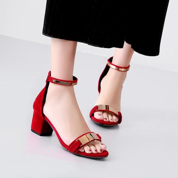 dress shoes oversized high heels sandals women woman summer ladies high-heeled with a single button, Black
dress shoes oversized high heels sandals women woman summer ladies high-heeled with a single button, Black