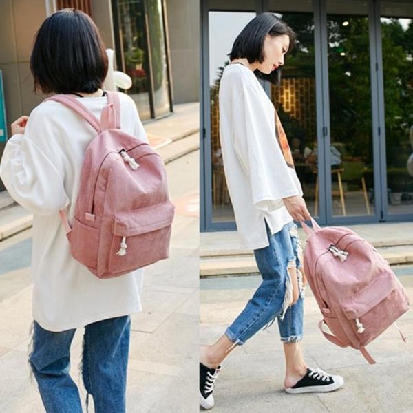 backpack style soft fabric female corduroy design school for teenage girls striped women
backpack style soft fabric female corduroy design school for teenage girls striped women