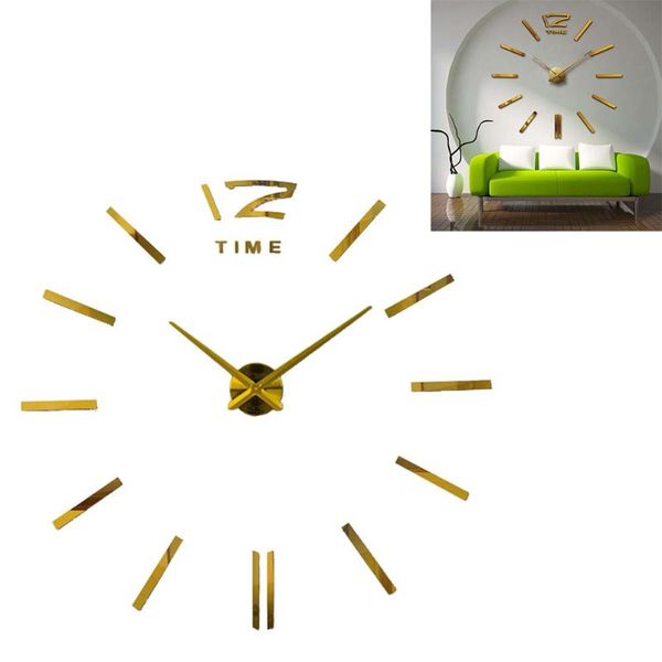 wall clocks 1pc frameless clock 3d diy acrylic hanging for living room office without battery (golden)
wall clocks 1pc frameless clock 3d diy acrylic hanging for living room office without battery (golden)