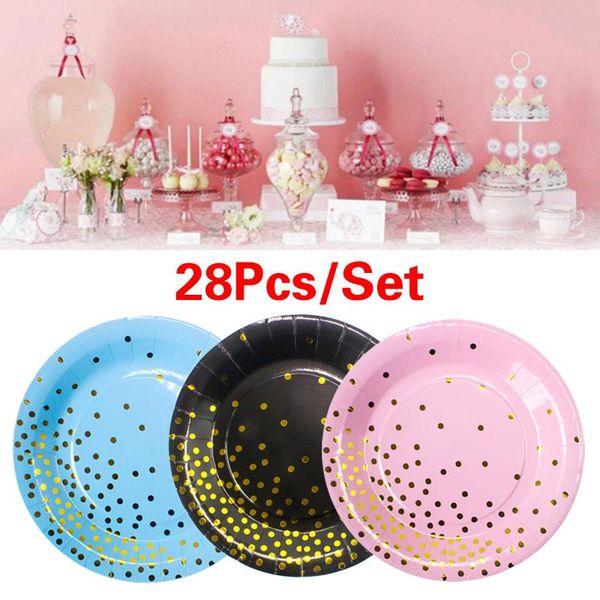disposable dinnerware 28pcs/set tableware plate paper cup napkins for wedding christmas childern birthday party supplies
disposable dinnerware 28pcs/set tableware plate paper cup napkins for wedding christmas childern birthday party supplies