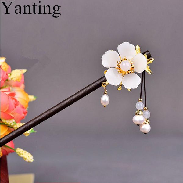 hair clips & barrettes yanting handmade ethnic sticks for women bridal accessories unique gift freshwater pearl wood hairpin 0150, Golden;silver
hair clips & barrettes yanting handmade ethnic sticks for women bridal accessories unique gift freshwater pearl wood hairpin 0150, Golden;silver