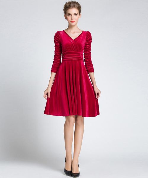 casual dresses women's plus size fit and flare dress clothing women skater elegant sleeve red, Black;gray
casual dresses women's plus size fit and flare dress clothing women skater elegant sleeve red, Black;gray