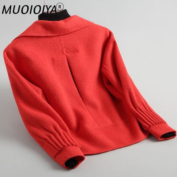 women's wool & blends casual winter women coat short 2021 streetwear autumn female jacket warm double-side outerwear 38415lw383, Black
women's wool & blends casual winter women coat short 2021 streetwear autumn female jacket warm double-side outerwear 38415lw383, Black
