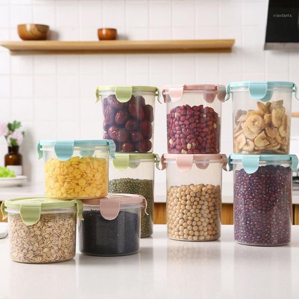 storage bottles & jars 600ml /800ml /1000ml kitchen box sealing food container preservation plastic fresh pot three colors
storage bottles & jars 600ml /800ml /1000ml kitchen box sealing food container preservation plastic fresh pot three colors