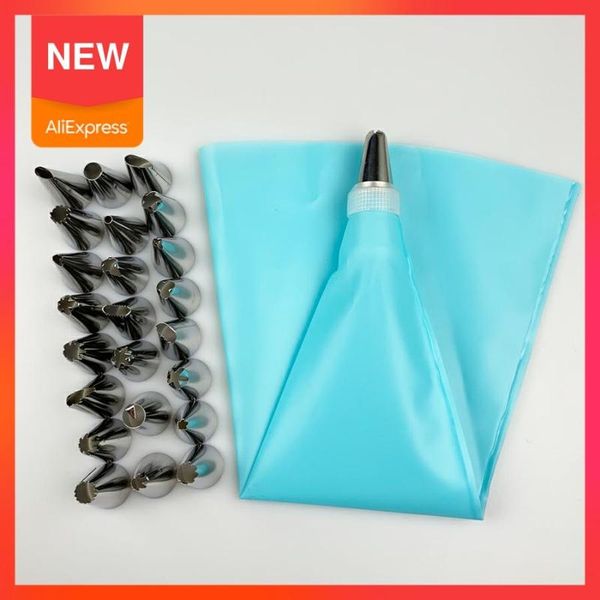 baking & pastry tools silicone bag tips kitchen diy icing piping cream reusable bags + pcs nozzle set cake decorating
baking & pastry tools silicone bag tips kitchen diy icing piping cream reusable bags + pcs nozzle set cake decorating