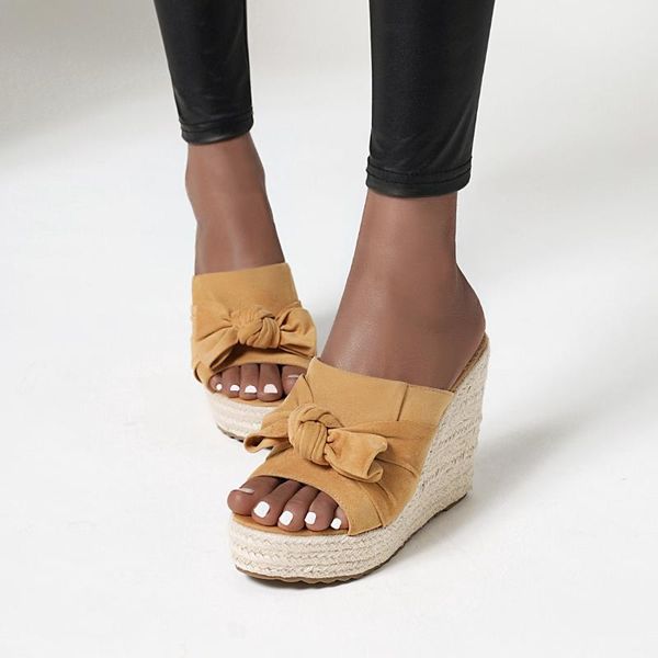 dress shoes 2021 bow women platform sandals peep toe high wedges heel sandalia espadrilles female ladies shoe, Black
dress shoes 2021 bow women platform sandals peep toe high wedges heel sandalia espadrilles female ladies shoe, Black