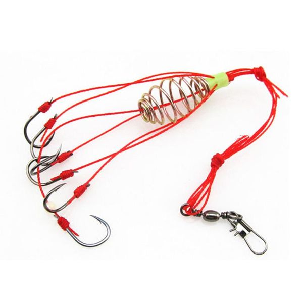 4pcs/lot with stainless steel springs explosion fishing hooks lure bait trap feeder cage sharp hook fish
4pcs/lot with stainless steel springs explosion fishing hooks lure bait trap feeder cage sharp hook fish