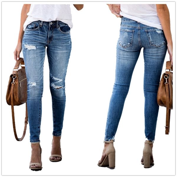 70% off outlet online fall retro mid-waist ripped jeans for women fashion slim skinny denim pencil pants casual stretch s-2xl, Blue
70% off outlet online fall retro mid-waist ripped jeans for women fashion slim skinny denim pencil pants casual stretch s-2xl, Blue