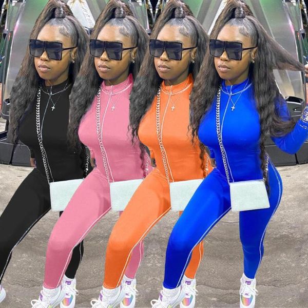 gym clothing cnmyou women's fashion casual splice 4 color long sleeve jumpsuit, White;black
gym clothing cnmyou women's fashion casual splice 4 color long sleeve jumpsuit, White;black