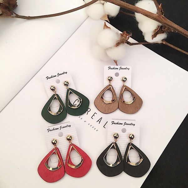 wood earrings fashion personality earrings simple j exquisite wood long earrings for women, Silver
wood earrings fashion personality earrings simple j exquisite wood long earrings for women, Silver