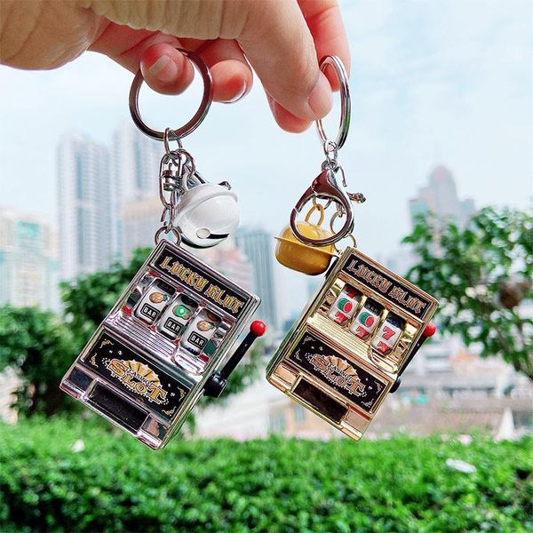 keychains creative mini slot machine bell car keyring pressure relief palm pouch fruit keychain puzzle doll small pendant, Silver
keychains creative mini slot machine bell car keyring pressure relief palm pouch fruit keychain puzzle doll small pendant, Silver