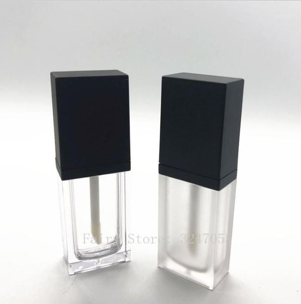 storage bottles & jars 8ml 10-100pcs plastic flat square clear lip gloss tube with black cap, empty cosmetic liquid lipstick bo
storage bottles & jars 8ml 10-100pcs plastic flat square clear lip gloss tube with black cap, empty cosmetic liquid lipstick bo