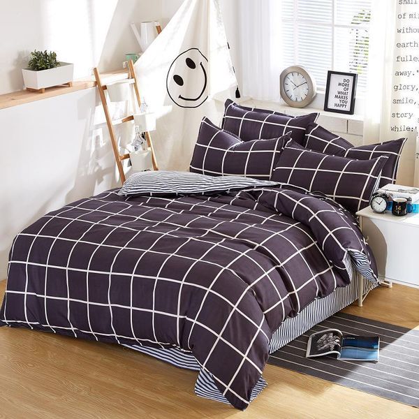 bedding sets grid square print set korea style a/b double-sided pattern soft quilt cover flat sheet pillowcases fashion home oceania
bedding sets grid square print set korea style a/b double-sided pattern soft quilt cover flat sheet pillowcases fashion home oceania