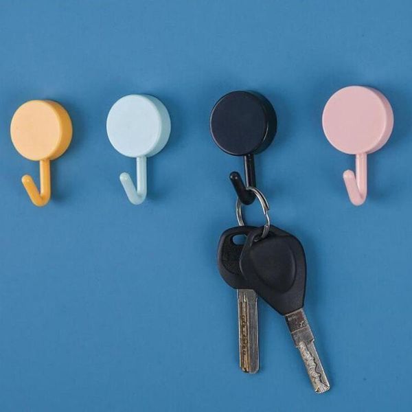 1/4/8pcs self adhesive hooks organizer wall keys plastic random door hanger bathroom kitchen home decor key holder hook & rails
1/4/8pcs self adhesive hooks organizer wall keys plastic random door hanger bathroom kitchen home decor key holder hook & rails
