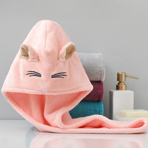 towel microfiber dry hair women bath quickly head turban cap bathing wrap drying hat soft absorption shower cute ear
towel microfiber dry hair women bath quickly head turban cap bathing wrap drying hat soft absorption shower cute ear