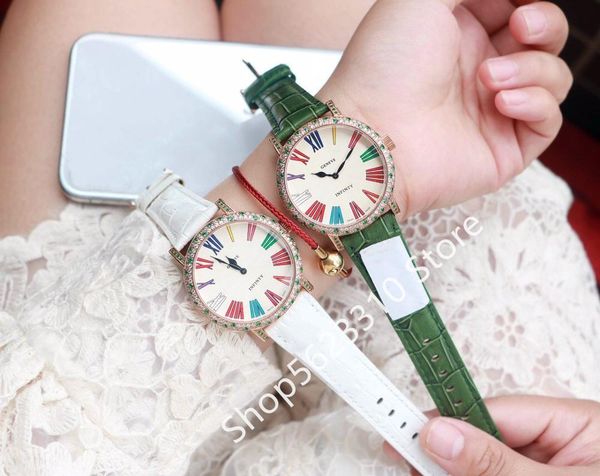 wristwatches gorgeous multicolor gem stone watches genuine leather quartz wrist watch waterproof clock women colorful roman number, Slivery;brown
wristwatches gorgeous multicolor gem stone watches genuine leather quartz wrist watch waterproof clock women colorful roman number, Slivery;brown