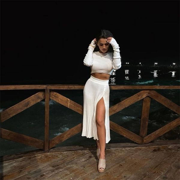 white beige black sweater cropped midi skirt two piece set matching set outfits button up split skirts winter 211106
white beige black sweater cropped midi skirt two piece set matching set outfits button up split skirts winter 211106
