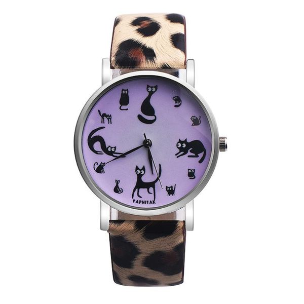 wristwatches small fresh classic fashion leather women quartz wristwatch simple cute cat printing dial casual ladies watch clock reloj 533, Slivery;brown
wristwatches small fresh classic fashion leather women quartz wristwatch simple cute cat printing dial casual ladies watch clock reloj 533, Slivery;brown
